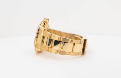 Rolex Daytona Yellow Gold Black Index Dial Yellow Gold Bezel Oyster Bracelet 116508