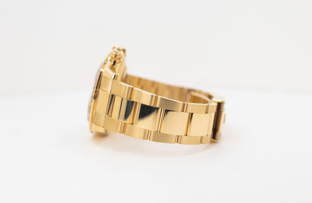 Rolex Daytona Yellow Gold Black Index Dial Yellow Gold Bezel Oyster Bracelet 116508