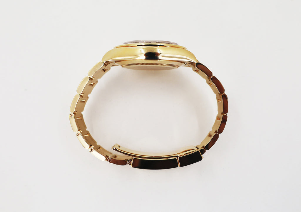 Rolex Daytona Yellow Gold Black Index Dial Yellow Gold Bezel Oyster Bracelet 116508