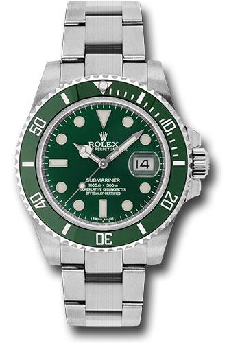 Rolex Submariner Date "Hulk" Stainless Steel Green Dial & Ceramic Bezel Oyster Bracelet 116610LV