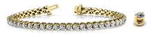 Load image into Gallery viewer, 2 Prong Brilliant Round Diamond Tennis Bracelet with 2.04 ct.(finished) 1.9mm - Luxury Time NYC