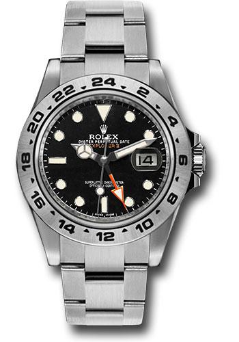 Rolex Explorer II "Steve McQueen" GMT Stainless Steel Black Dial 42mm Oyster Bracelet 216570