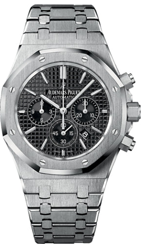 Audemars Piguet Royal Oak Chronograph Stainless Steel 41mm Black Dial Watch - 26320ST.OO.1220ST.01
