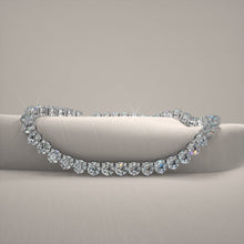 Load image into Gallery viewer, 3 Prong Riviera Diamond Necklace with 13.10 ct.(finished) 2.9mm - Luxury Time NYC