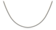 Load image into Gallery viewer, 3 Prong Riviera Diamond Necklace with 13.10 ct.(finished) 2.9mm - Luxury Time NYC