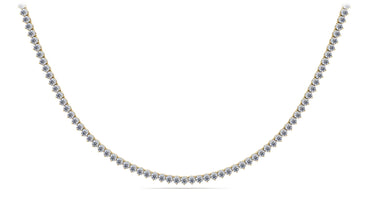 3 Prong Riviera Lab - Grown Diamond Necklace with 28.05 ct.(finished) 4.4mm - Luxury Time NYC