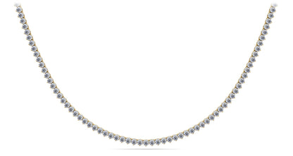 3 Prong Riviera Lab - Grown Diamond Necklace with 7.38 ct.(finished) 2.3mm - Luxury Time NYC