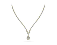 Load image into Gallery viewer, 4 Prong Graduated V Diamond Necklace with 8.19 ct.(finished) - Luxury Time NYC