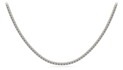 4 Prong Riviera Lab - Grown Diamond Necklace with 13.92 ct.(finished) 3.1mm - Luxury Time NYC