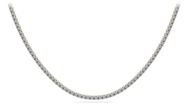 4 Prong Riviera Lab - Grown Diamond Necklace with 32.73 ct.(finished) 4.8mm - Luxury Time NYC