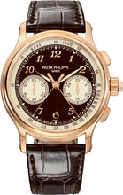 Load image into Gallery viewer, Patek Philippe Grand Complications 41mm Split-Seconds Chronograph Rose Gold Brown Grand Feu Enamel Dial - 5370R-001