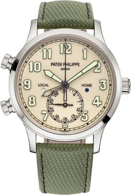 Patek Philippe Complications Calatrava Pilot Travel Time Ivory Dial 42 mm - 5524G-010 - 2025