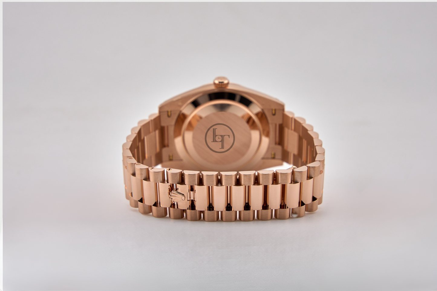 Rolex Day-Date 40 40mm Slate Ombré Roman Dial Fluted Bezel President Bracelet - 228235 | 2024 Model