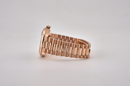 Rolex Day-Date 40 40mm Slate Ombré Roman Dial Fluted Bezel President Bracelet - 228235 | 2024 Model