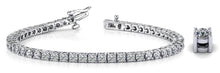 Load image into Gallery viewer, Four Prong Classic Lab-Grown Diamond Tennis Bracelet with 10.40 ct.(finished) 4.1mm