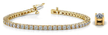 Load image into Gallery viewer, Four Prong Classic Lab-Grown Diamond Tennis Bracelet with 17.00 ct.(finished) 5mm