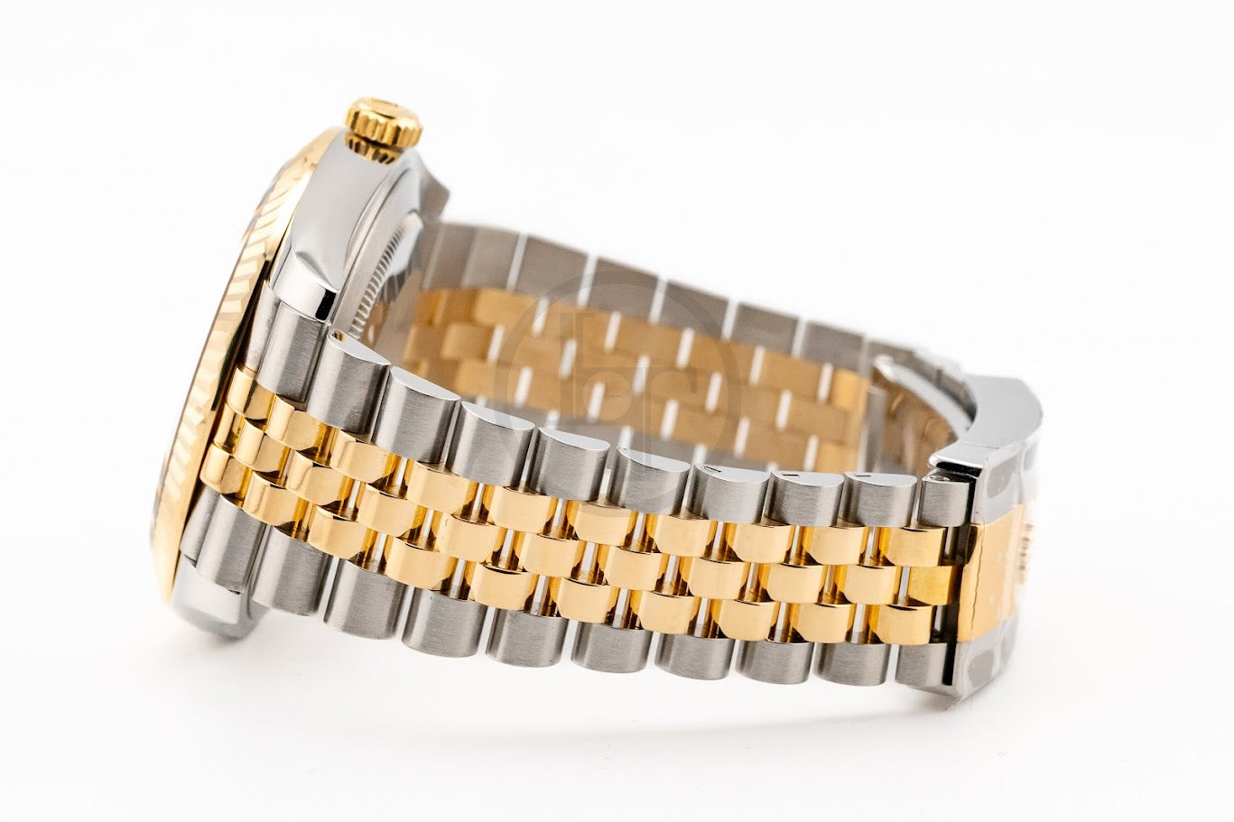Rolex Steel and Yellow Gold Rolesor Datejust 41 Watch - Fluted Bezel - White Mother-Of-Pearl Diamond Dial - Jubilee Bracelet - 126333 mdj