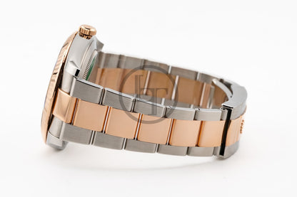 Rolex Datejust 41 Rose Gold/Steel Sundust Index Dial Fluted Bezel Oyster Bracelet 126331 -
