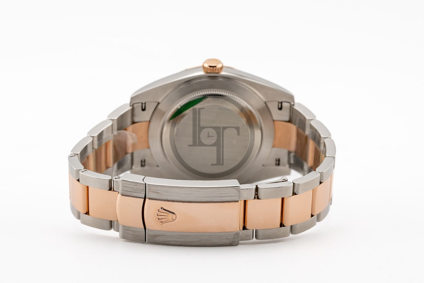 Rolex Datejust 41 Rose Gold/Steel Sundust Index Dial Fluted Bezel Oyster Bracelet 126331 -