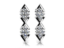 Load image into Gallery viewer, Diamonds In Diamond Earrings Diamond  with 0.80 ct.(finished) 2.5mm