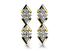 Load image into Gallery viewer, Diamonds In Diamond Earrings with 0.48 ct.(finished) 2mm