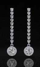 Load image into Gallery viewer, Diamond Dreams Drop Diamond Earrings with 2.52 ct.(finished) 1.1mm, 2.3mm, 5.5mm