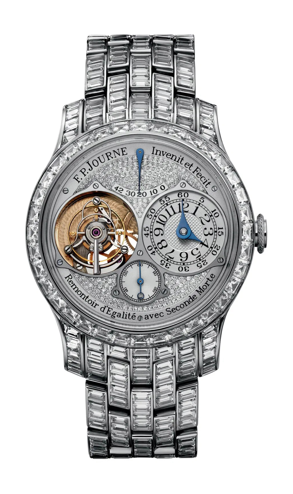 F.P.Journe Tourbillon Souverain Set with Diamonds - 1519