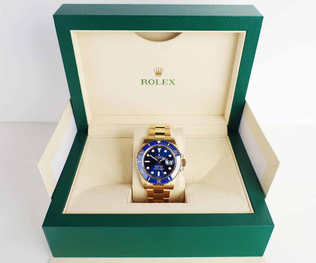 Rolex Submariner Date Yellow Gold 41mm Blue Dial Watch - 126618LB