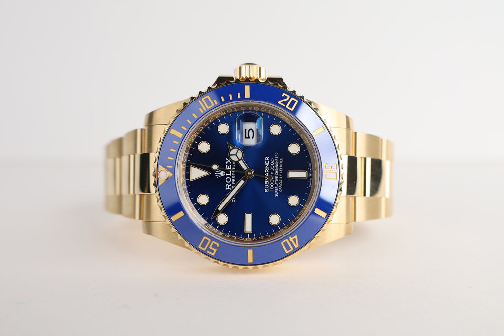 Rolex Submariner Date Yellow Gold 41mm Blue Dial Watch - 126618LB