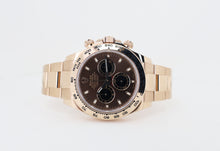 Load image into Gallery viewer, Rolex Cosmograph Daytona 40mm Chocolate Dial Everose Gold Bezel Oyster Bracelet 116505
