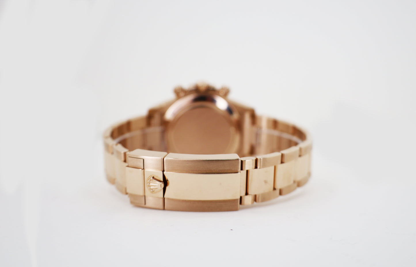 Rolex Cosmograph Daytona 40mm Chocolate Dial Everose Gold Bezel Oyster Bracelet 116505