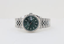 Load image into Gallery viewer, Rolex Steel and White Gold Datejust 31 Watch - Fluted Bezel - Mint Green Index Dial - Jubilee Bracelet - 278274 mgij