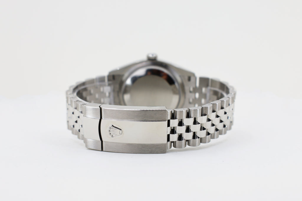 Rolex Steel and White Gold Datejust 31 Watch - Fluted Bezel - Mint Green Index Dial - Jubilee Bracelet - 278274 mgij