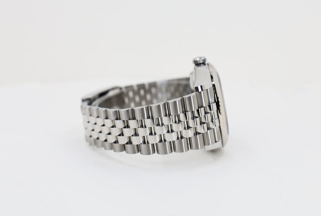 Rolex Steel and White Gold Datejust 31 Watch - Fluted Bezel - Mint Green Index Dial - Jubilee Bracelet - 278274 mgij