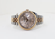 Load image into Gallery viewer, Rolex Datejust 41 Rose Gold/Steel Sundust Index Dial Fluted Bezel Jubilee Bracelet 126331 -