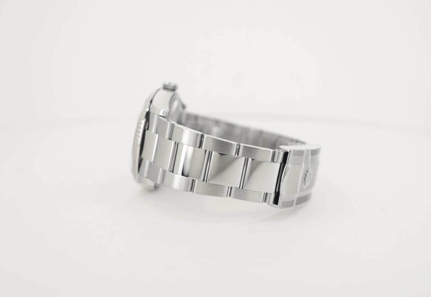 Rolex Datejust 36 White Gold/Steel Black Index Dial & Fluted Bezel Oyster Bracelet 126234