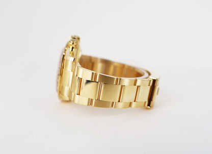 Rolex Daytona Yellow Gold Champagne/Black Index Dial Yellow Gold Bezel Oyster Bracelet 116508