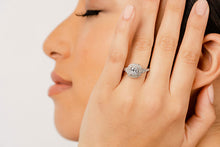 Load image into Gallery viewer, Andrea Love Cushion Cut Diamond Engagement Ring with 1.84 ct. (1.25 ct. center diamond)