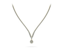 Load image into Gallery viewer, Remarkable Plunging V Neck Diamond Lab-Grown Diamond Necklace with 9.29 ct.(finished)