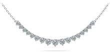 Load image into Gallery viewer, Graduated Red Carpet Diamond Necklace With Chain Lab-Grown Diamond  with 2.98 ct.(finished)