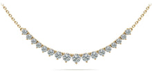 Load image into Gallery viewer, Graduated Red Carpet Diamond Necklace With Chain Lab-Grown Diamond  with 2.98 ct.(finished)