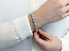 Load image into Gallery viewer, Halo Vintage Diamond Bracelet with 9.10 ct.(finished) 1.3mm, 3.75mm