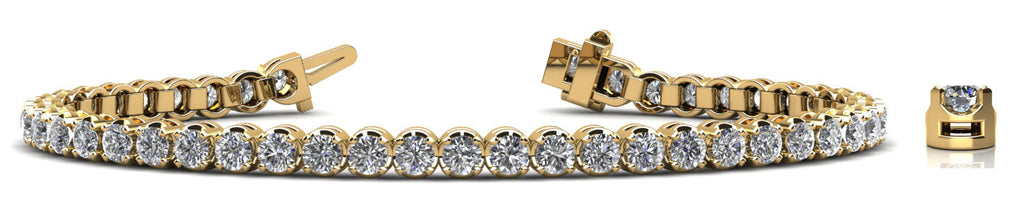 Captivating Shimmer Lab-Grown Diamond Tennis Bracelet with 3.60 ct.(finished) 2.7mm