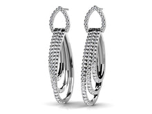 Load image into Gallery viewer, Red Carpet Diamond Dangle Earrings Diamond  with 3.12 ct.(finished) 1.6mm