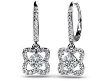 Load image into Gallery viewer, Blossom Diamond Drop Earrings Diamond  with 1.46 ct.(finished) 1.2mm, 5mm