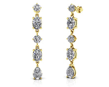 Load image into Gallery viewer, Celebration Diamond Drop Diamond Earrings with 5.98 ct.(finished)