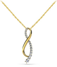 Load image into Gallery viewer, Life Is Great Journey Necklace Diamond with 0.49 ct.(finished)