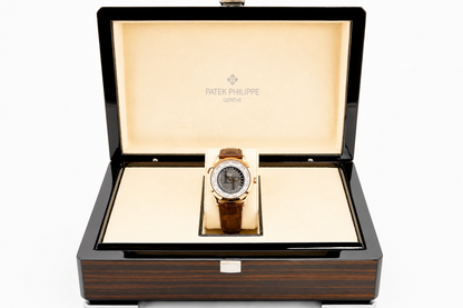 Patek Philippe Complications World Time Rose Gold 38.5 mm Charcoal Gray Dial - 5230R-001