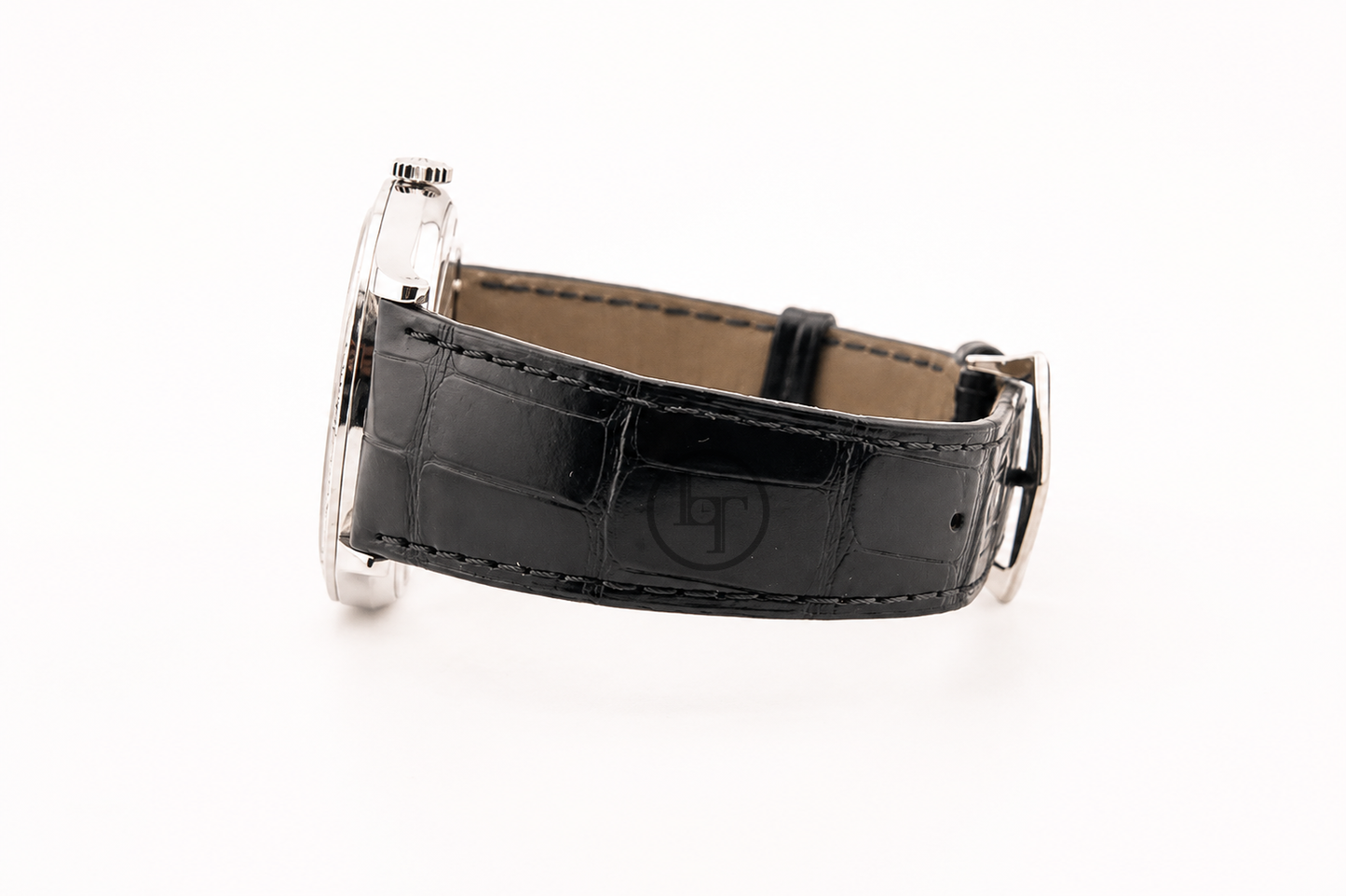 Patek Philippe 38mm Calatrava Watch Black Dial 5297G