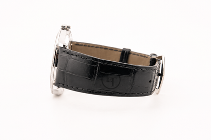 Patek Philippe 38mm Calatrava Watch Black Dial 5297G